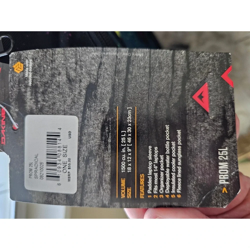 Dakine Prom 25L Backpack in speckled 